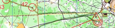 Orienteering map - Снежная тропа 8