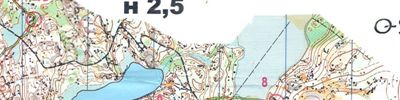 Orienteering map - Последний день отпуска