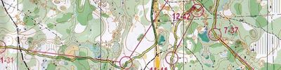 Orienteering map - Volga expanses 2015. Day 3.
