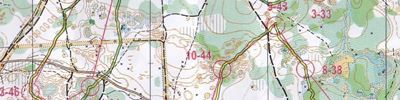 Orienteering map - Volga expanses 2015. Day 4.
