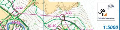 Orienteering map - Чемпионат Москвы. Спринт.
