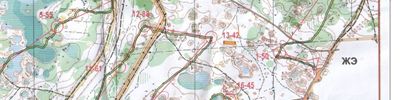 Orienteering map - Волжские Просторы