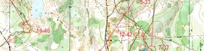 Orienteering map - ВП-2015
