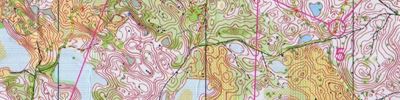 Orienteering map - Русь  2 день кросс