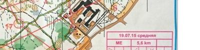 Карта за ориентиране - Чемпионат Могилевской области 